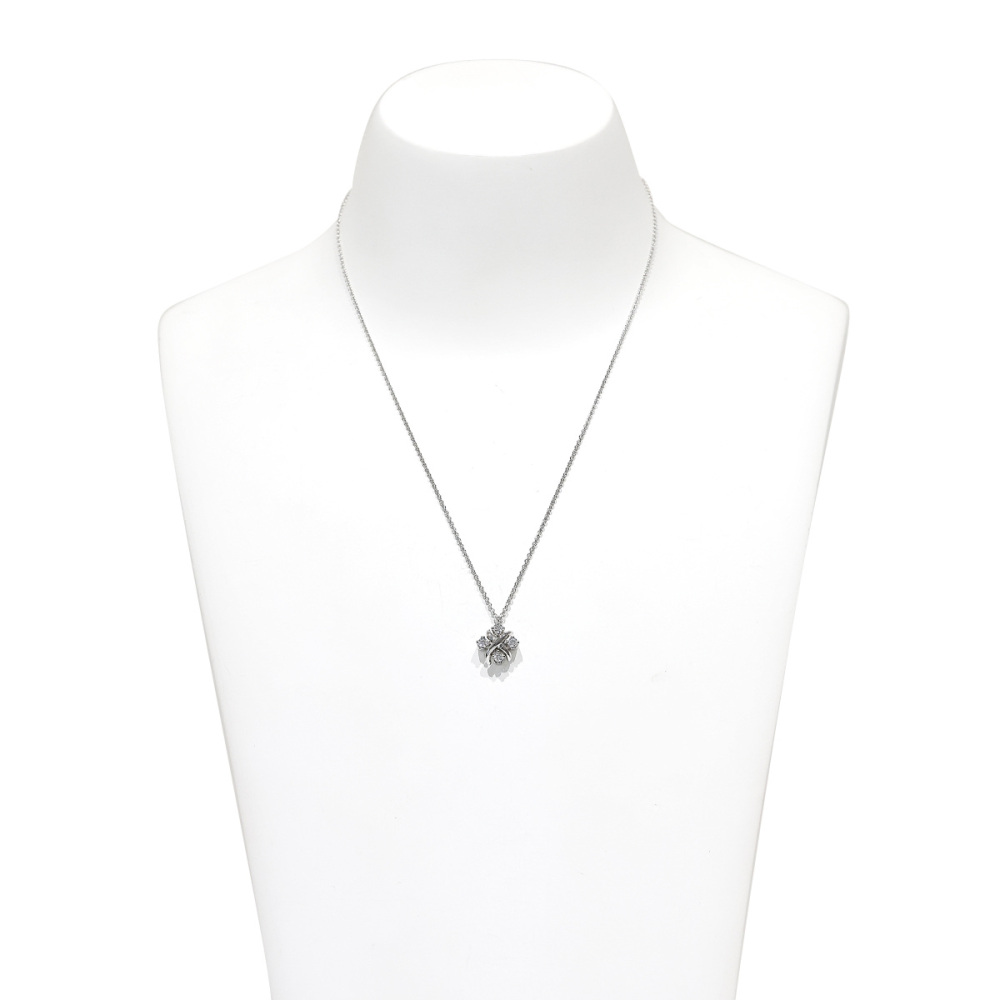 Tiffany & Co. Schlumberger Necklace Platinum Diamond 60022675