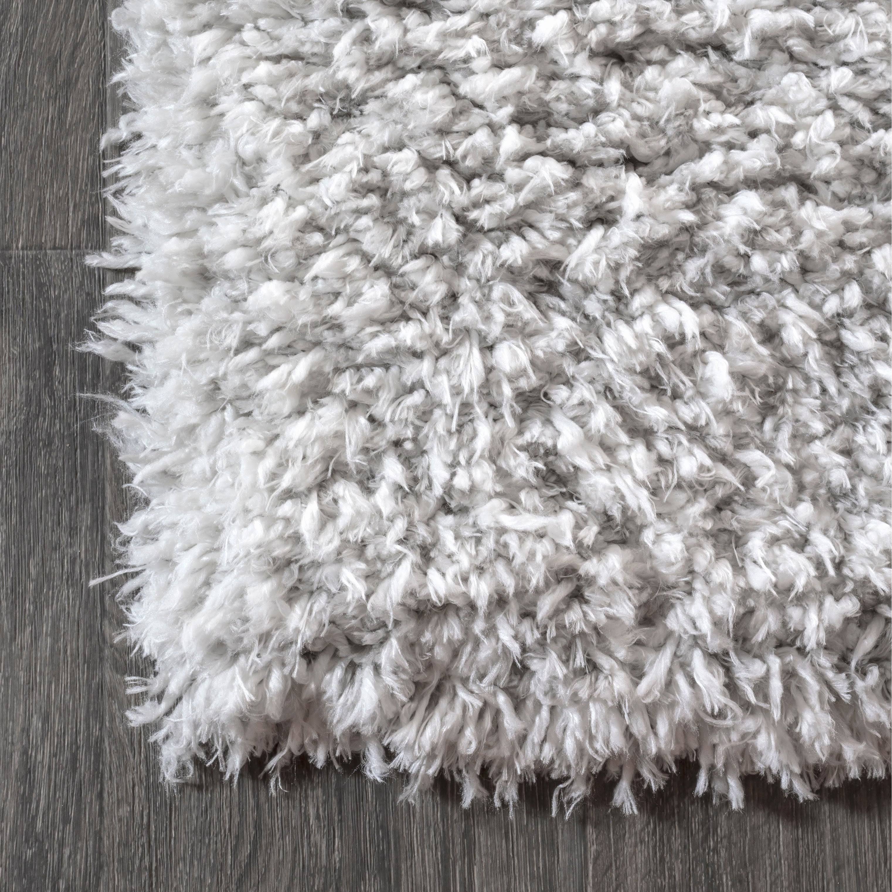 Jonathan Y Lighting Ala102-28 Alaska Shag 2-1/4& x 8& Shag Polyester Solid Runner, Gray