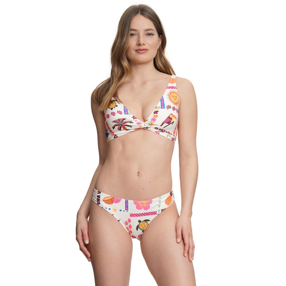 Jonas Nielsen Damen Bikinioberteil mit Allover-Print