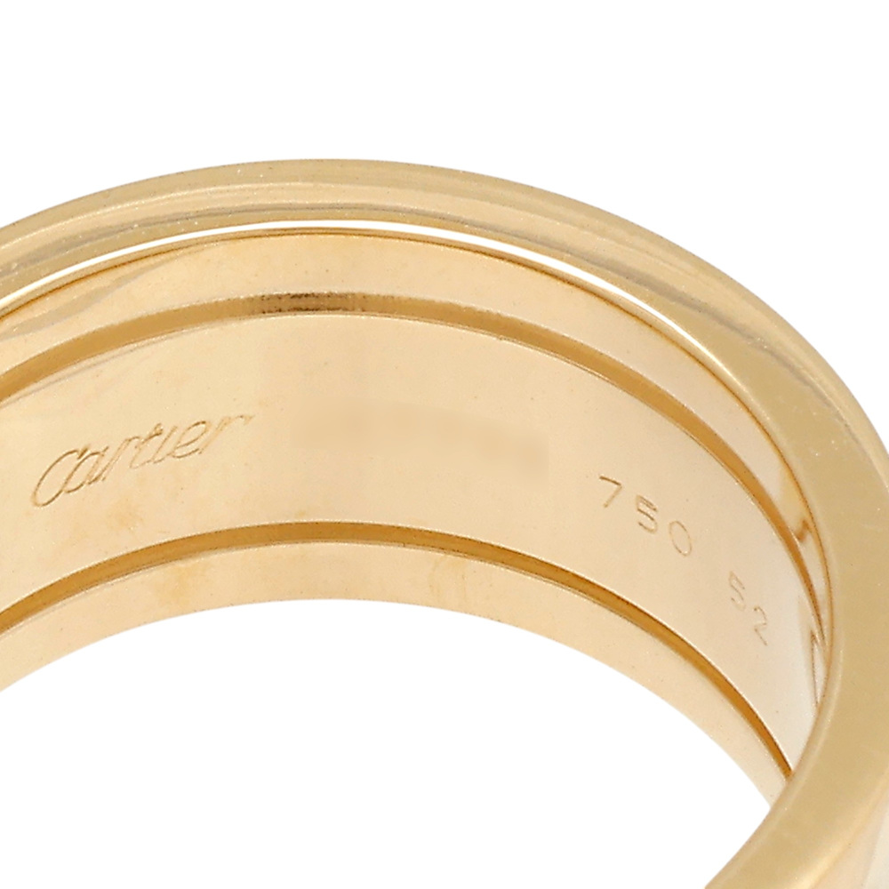 Cartier 2C C Do Ring 18K Yellow Gold