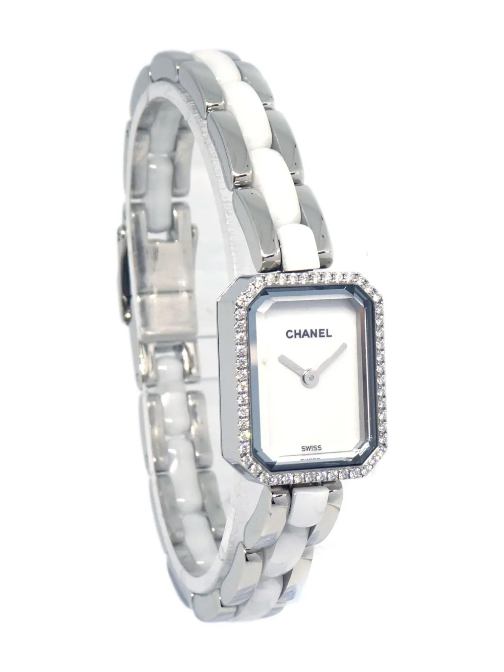 Chanel Première Ceramic Diamond Watch White Dial