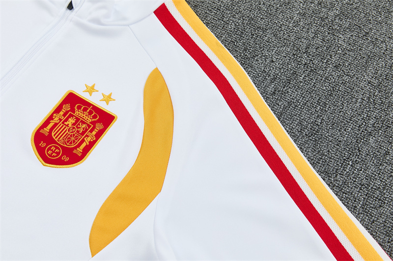 Spain 26/27 Training Suit White-Two Stars 3