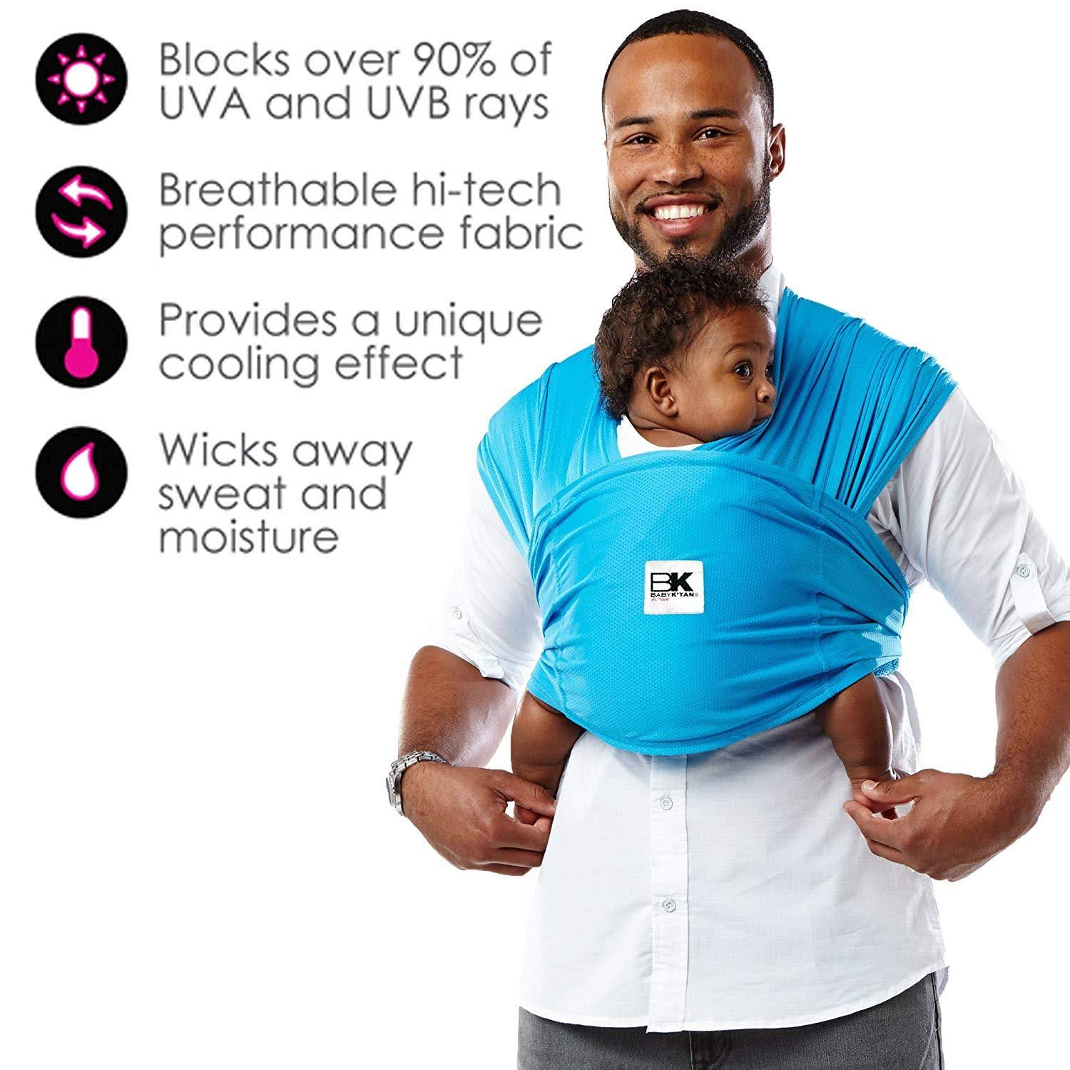 Baby K&tan Active Baby Carrier (Large, Black)