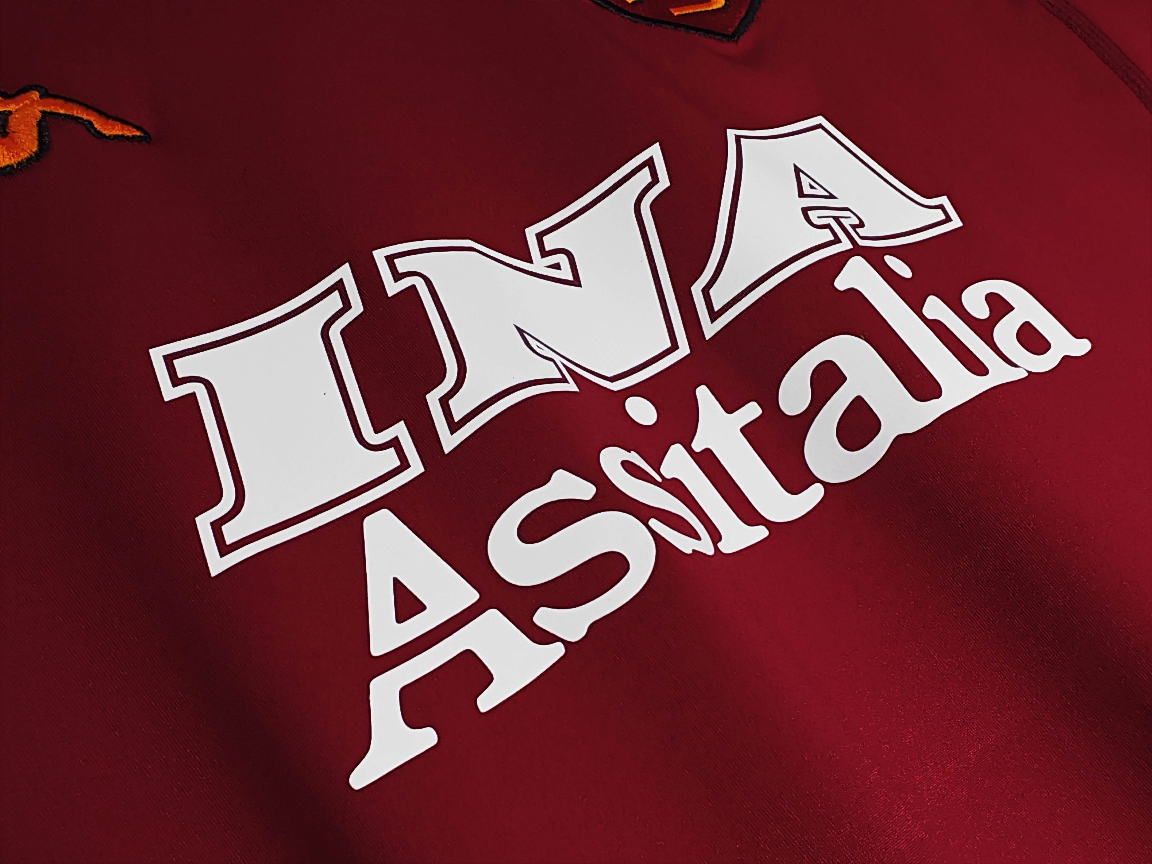 Retro Roma 00/01 Home Jersey Long Sleeves S-XXL 3