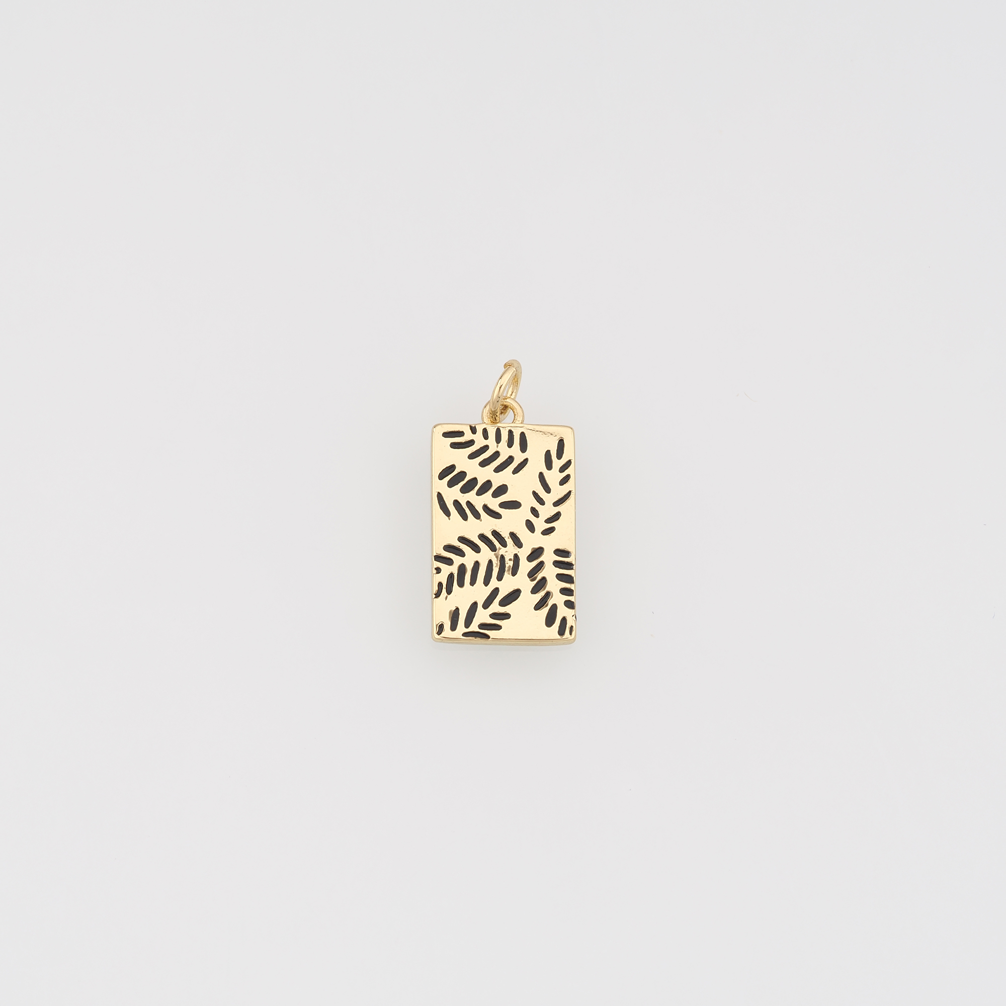 18K Gold Filled Leaf Pendant,Enamel Leaf Charm Earrings Necklace for DIY Jewelry Making Supply