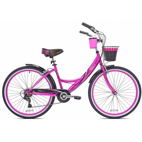 26″ Cruiser Women’s Bike, Hot Pink