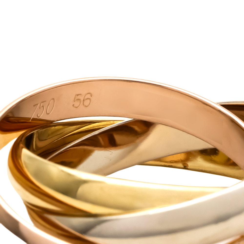 Cartier Trinity Ring Tri-Gold
