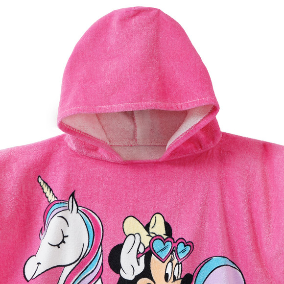 Topolino Minnie Maus Badeponcho mit Kapuze