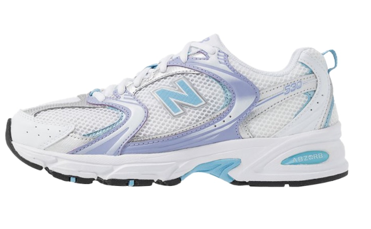 New Balance 530 White Lilac Blue MR530CG1 Casual Running Shoes