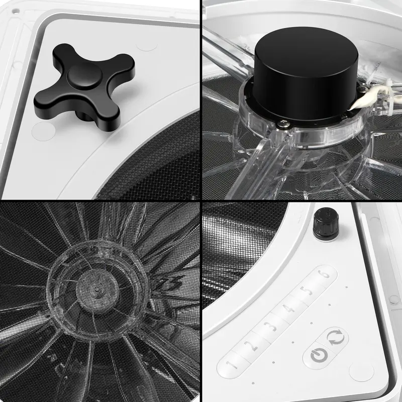 Starvent RV Roof Vent Fan – Reversible 6-Speed Ceiling Exhaust with Remote Control