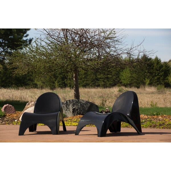 Angel Trumpet set of two Patio Chairs