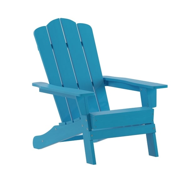 Set of 4 AllWeather Adirondack Chairs with Cupholders