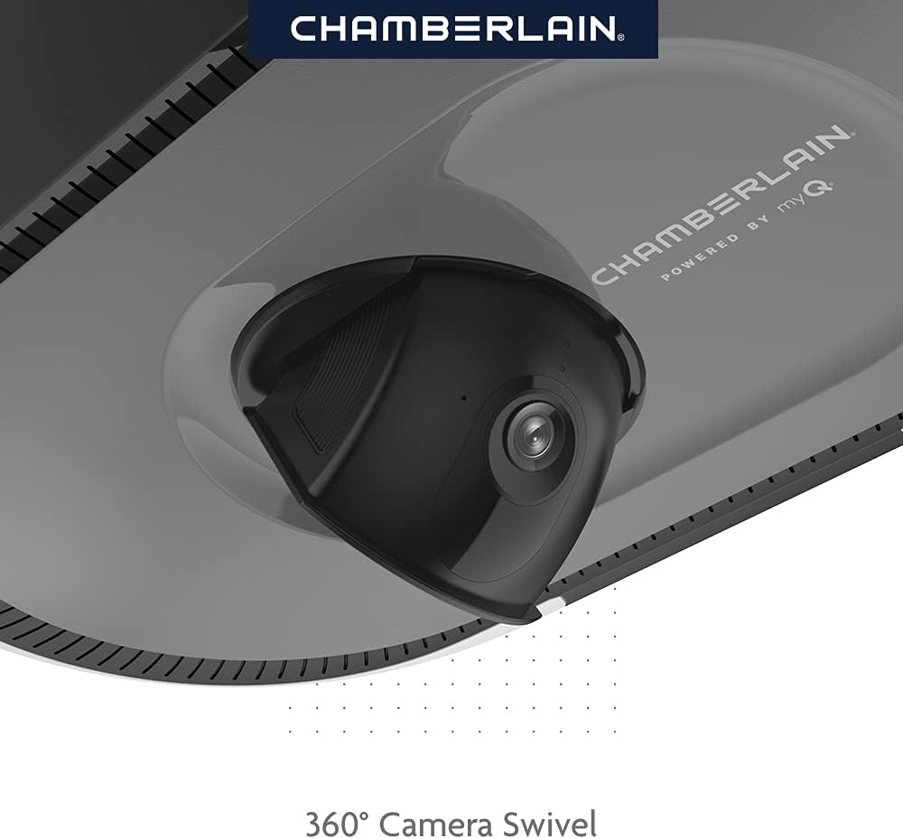 B6753T Smart Garage Door Opener, Video Streaming & Advanced Corner LED Lighting-myQ Smartphone Controlled-Ultra Quiet, Strong Belt Drive & MAX Lifting Power