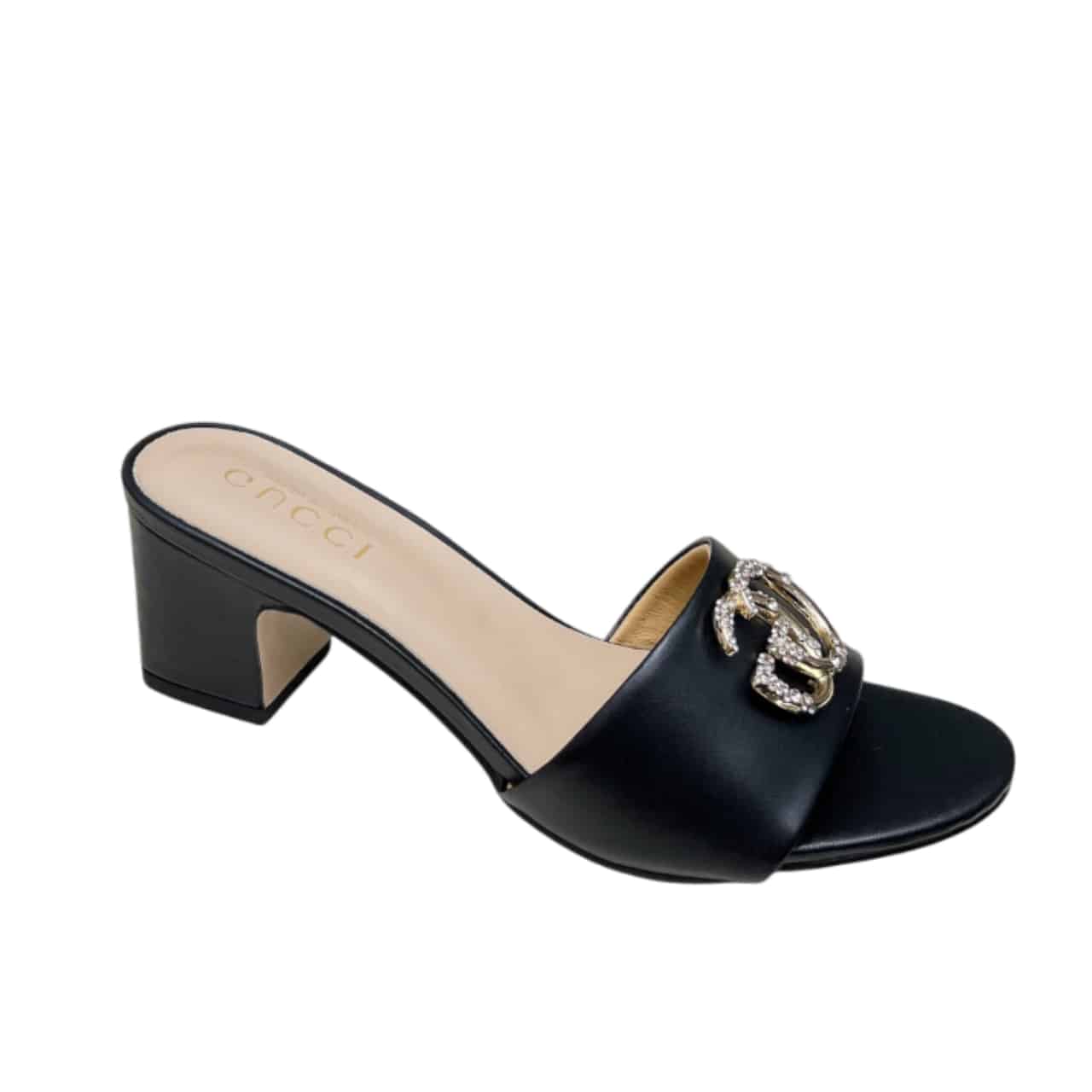Gucci Nojum Women’S Slide Sandal Black