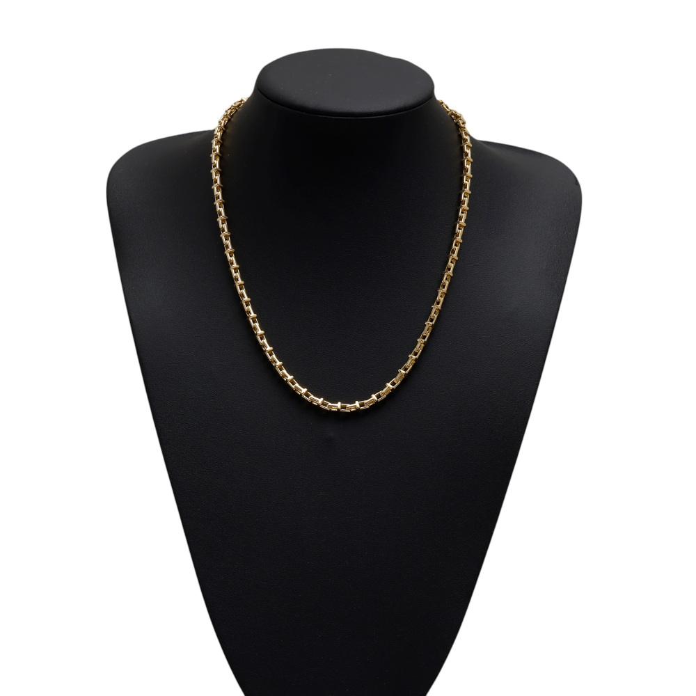 Tiffany & Co. Tiffany T Narrow Necklace 18K Yellow Gold