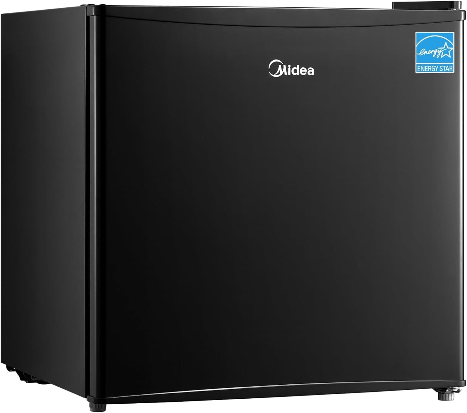 1.6 Cu.Ft Compact Mini Fridge with Chiller Compartment Automatic Defrost Black