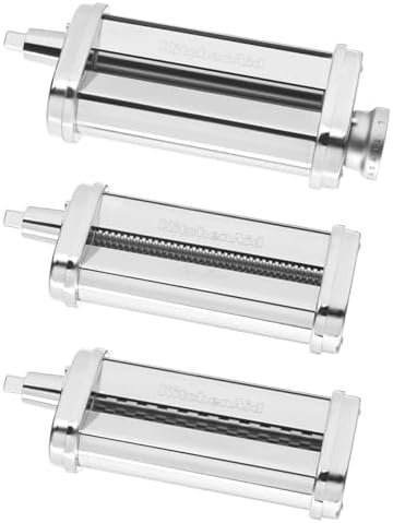 Stand Mixer Attachment, 3-Piece Pasta Roller & Cutter Set