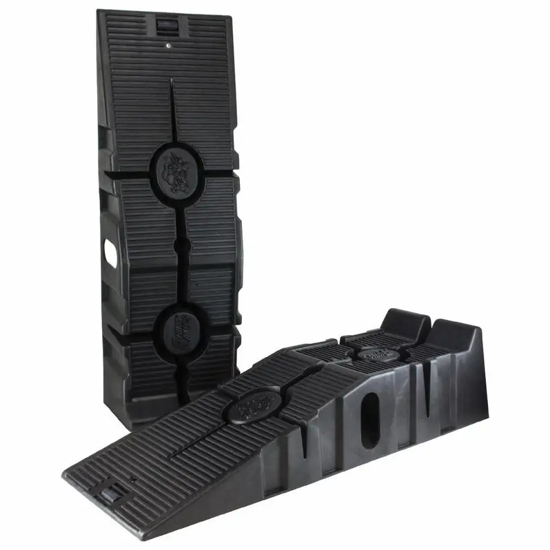 RhinoGear RhinoRamps Vehicle Lift Ramps – 12,000-Pound GVW Capacity (Pair)