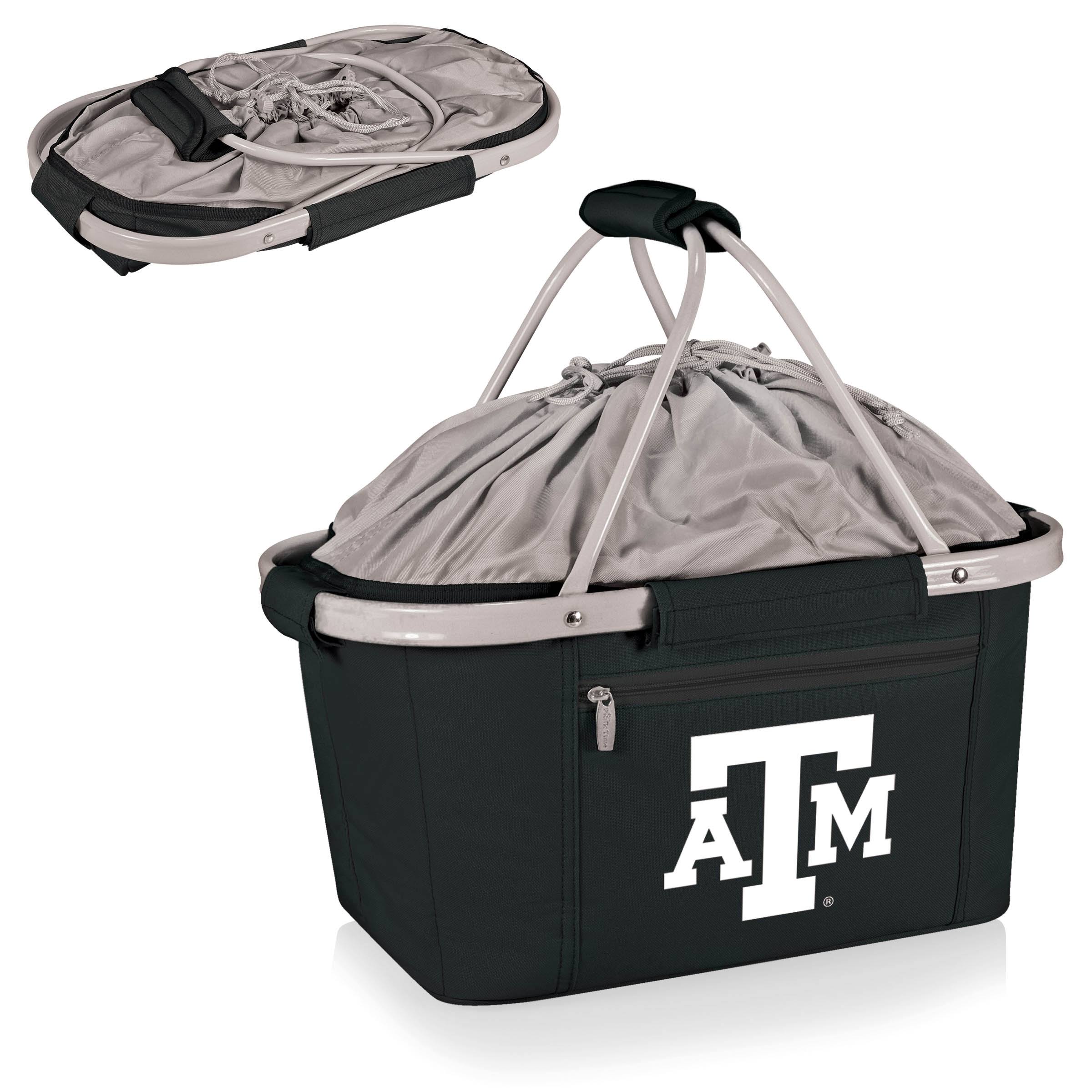 Picnic Time Texas Au0026M Aggies Metro Basket Black