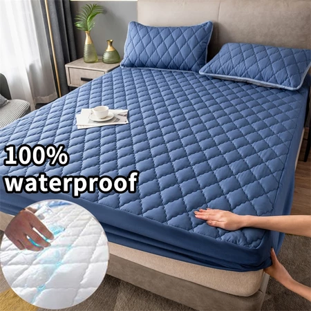 Waterproof Mattress Protector Cadar Single/Queen/King Tilam Kalis Air Elastic Fitted Bed Sheet Mattress Cover