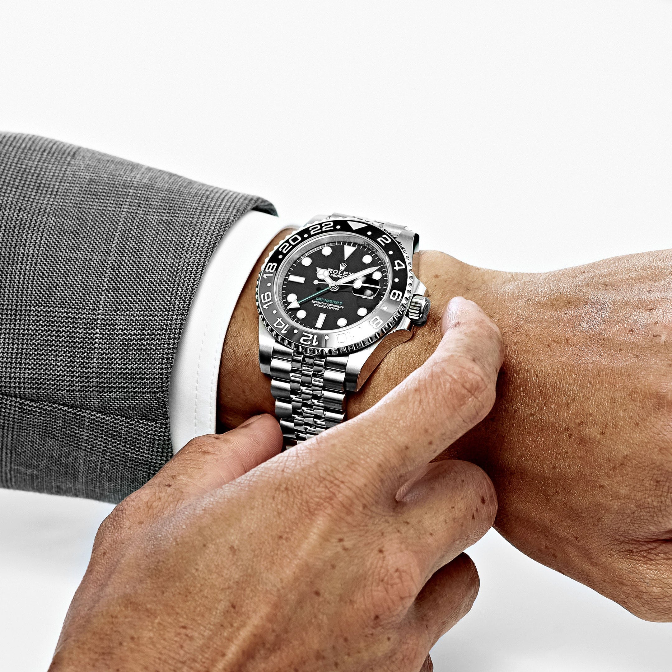 Rolex GMT-Master II 126710GRNR 'Bruce Wayne' Stainless Steel Black Dial Jubilee (2026)