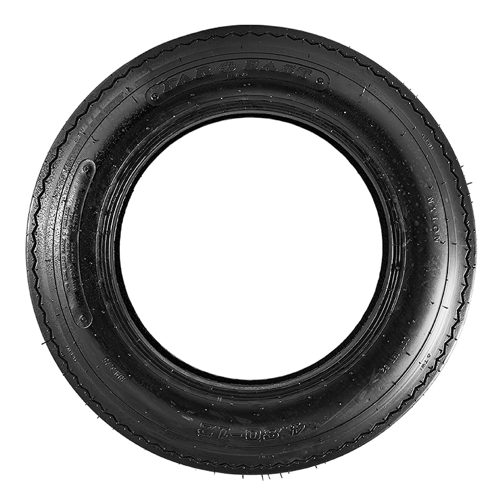 Albott Set of 2 4.80-12 Bias Trailer Tires 6PR 480-12 4.80x12 Hightway Boat Motorcycle Tires, Load Range C