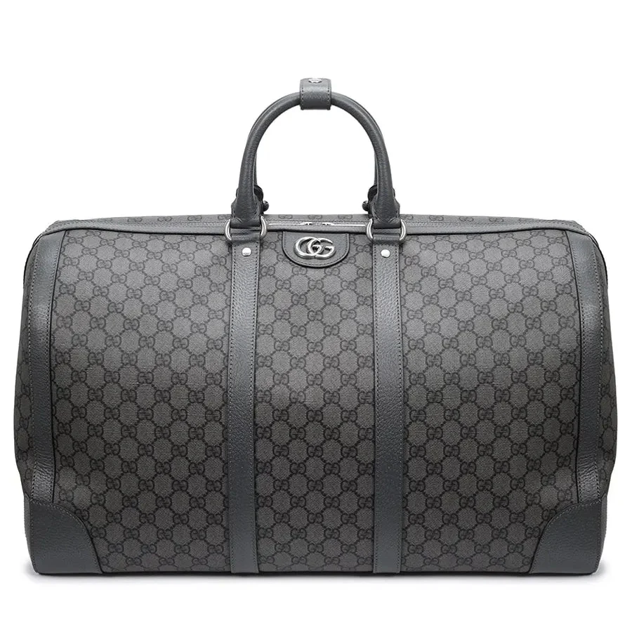 Gucci GG Supreme Canvas Ophidia Duffle Bag – Grey