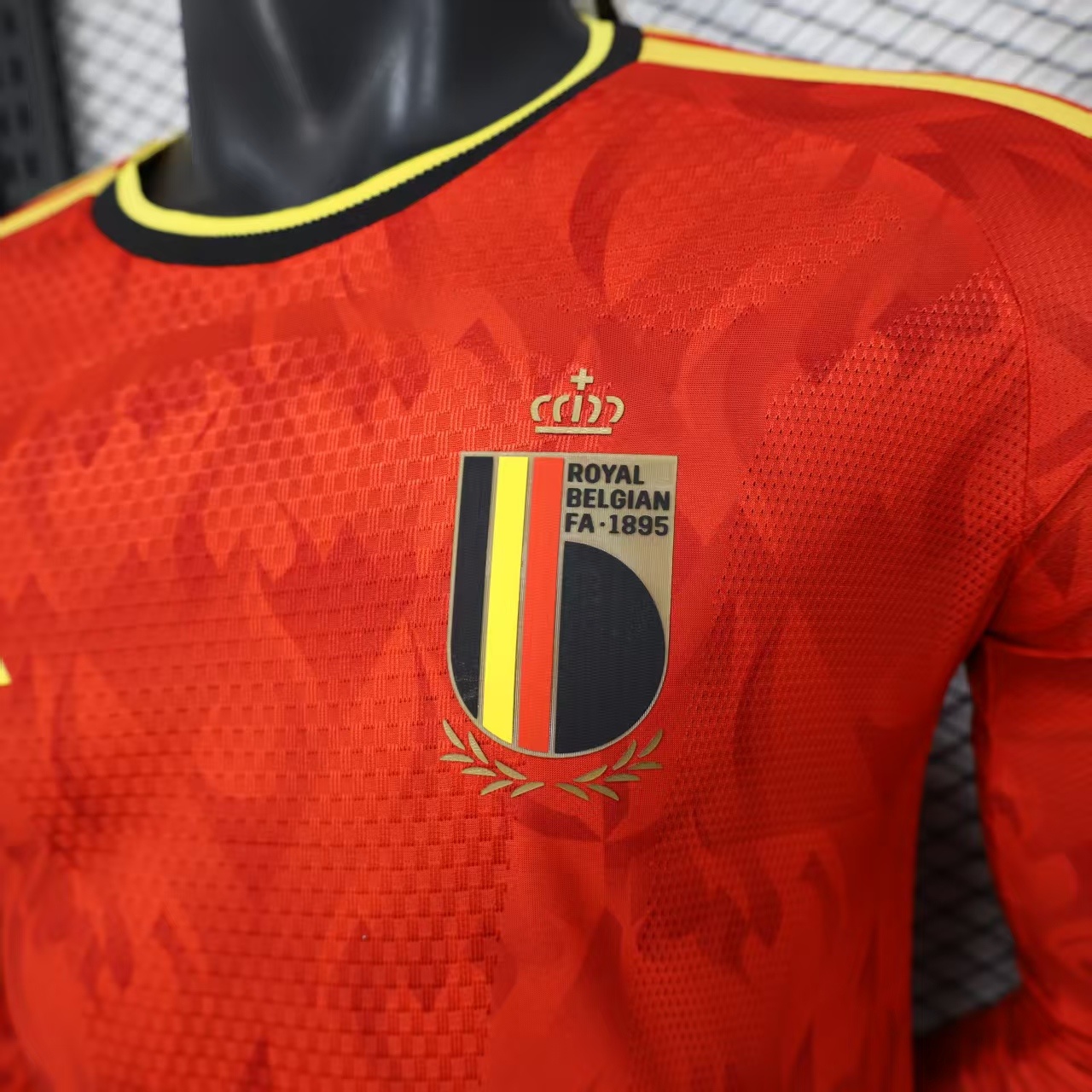 Player Version Belgium 2026 Home Jersey Long Sleeves S-3XL