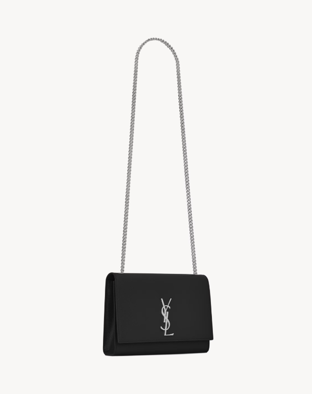 YSL KATE MEDIUM IN GRAIN DE POUDRE EMBOSSED LEATHER