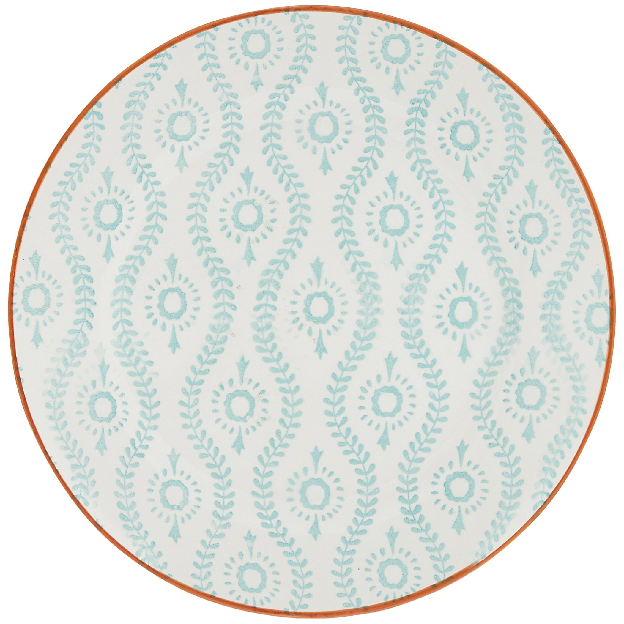 Ankara 16 Piece Stoneware Dinnerware Set, Turquoise