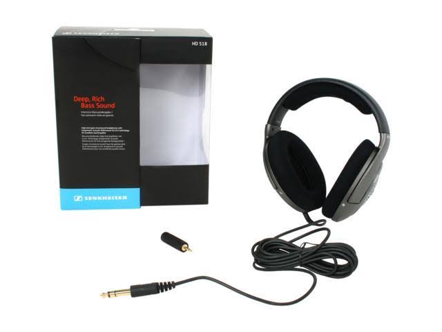 Sennheiser HD 518 Headphones (Black)