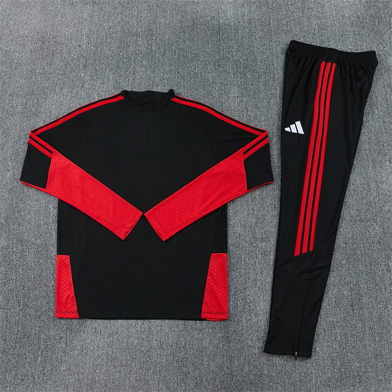 Ajax 26/27 Half Zipper Training Suit - Black 2