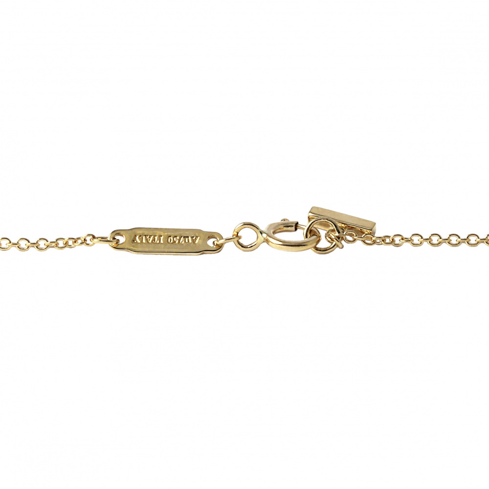 Tiffany & Co. Tiffany T Smile Necklace 18K Yellow Gold Diamond 62617683