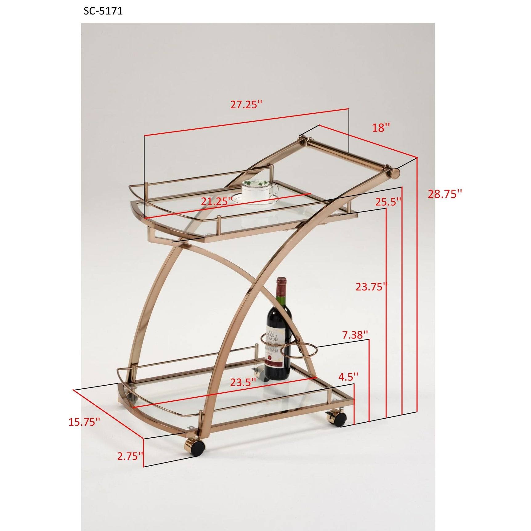 Kings Furniture SC-5171 Delfair Service Cart