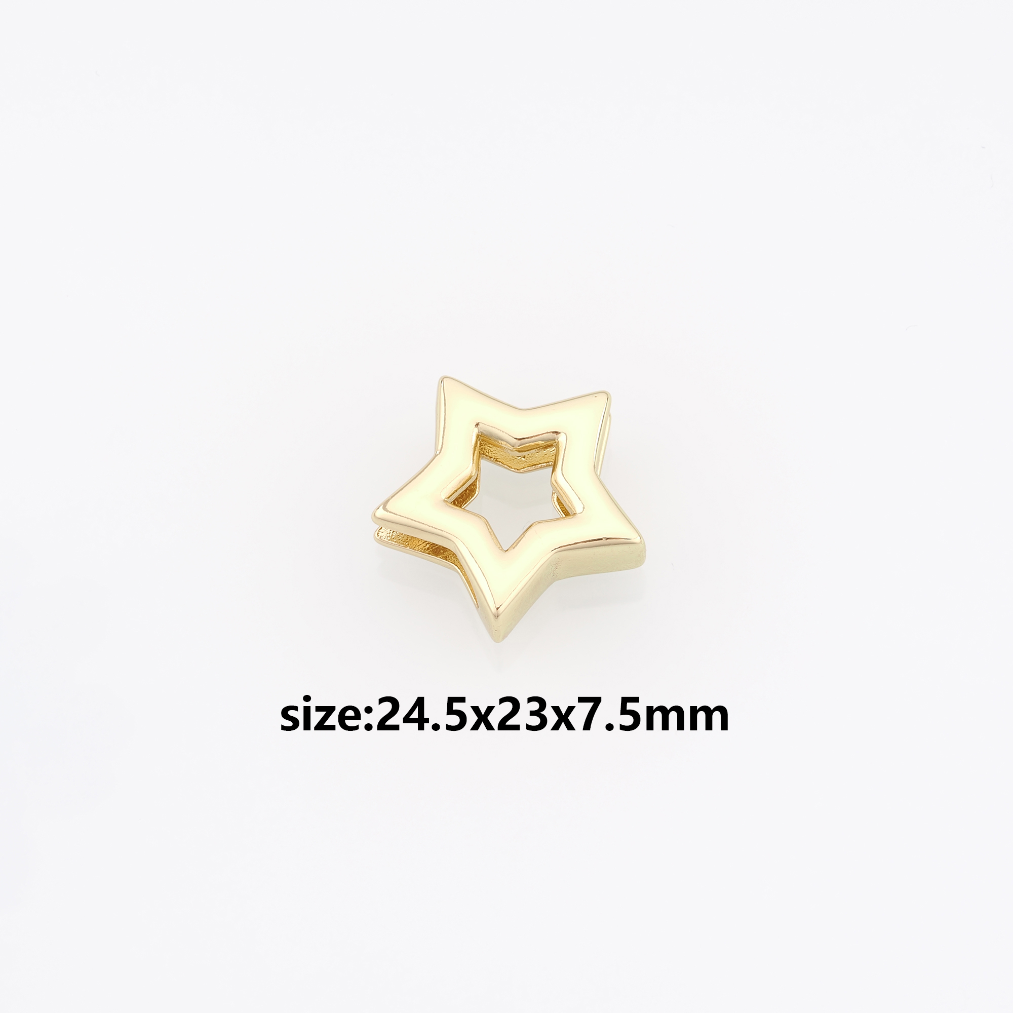 18K Gold Filled Star Spacer Beads,Celestial Spacer Beads,Necklace And Bracelet Making,DIY Jewelry Supply