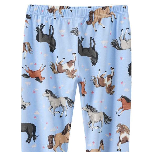 Topolino Mädchen Leggings mit Pferde-Allover