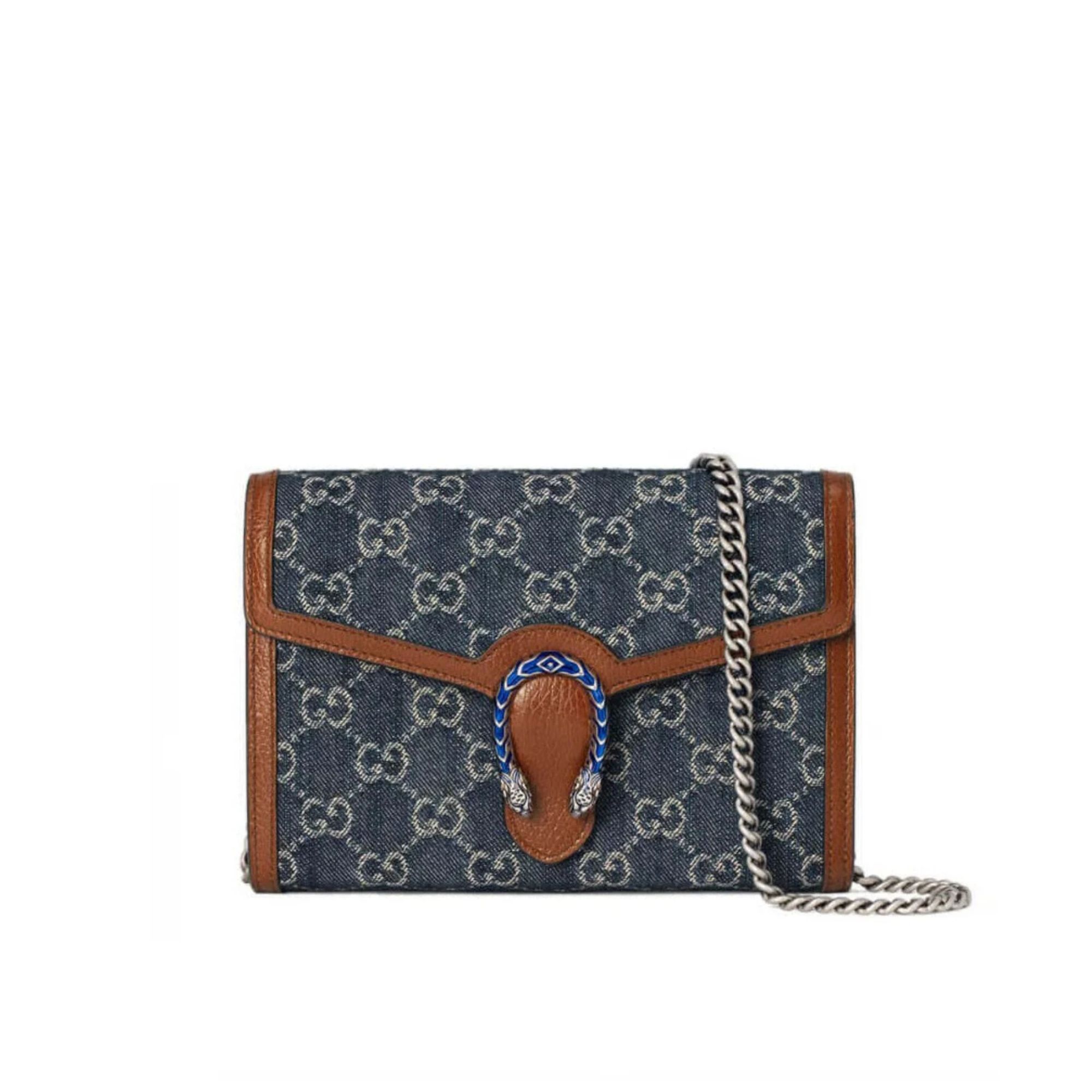 Gucci Dionysus Mini Chain Bag ‘Blue’ 20cm