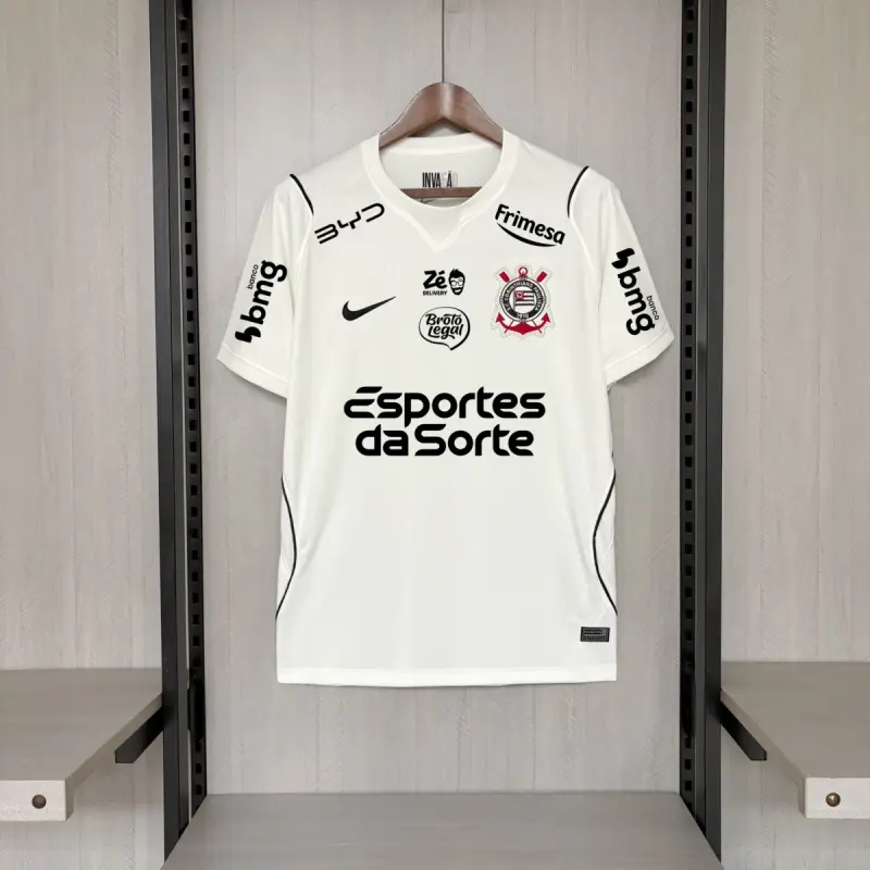 All Sponsors Corinthians 2026/27 Home Jersey S-4XL Fan Version