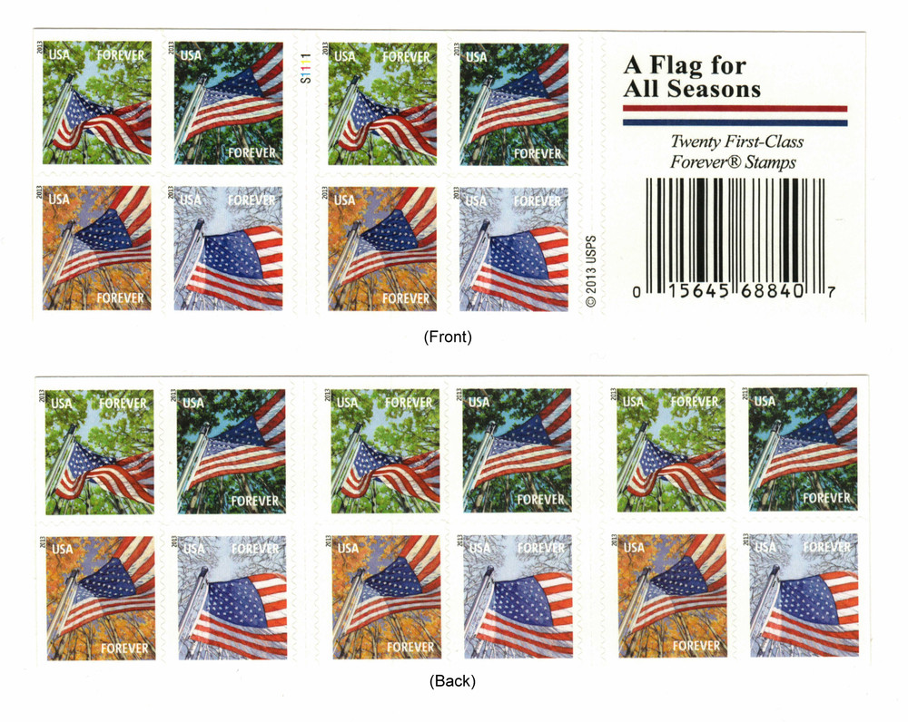 2013 US Flag Forever Stamps - USPS