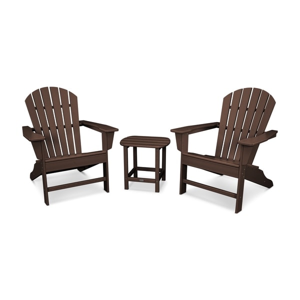 POLYWOOD South Beach Adirondack Chair 3Piece Set