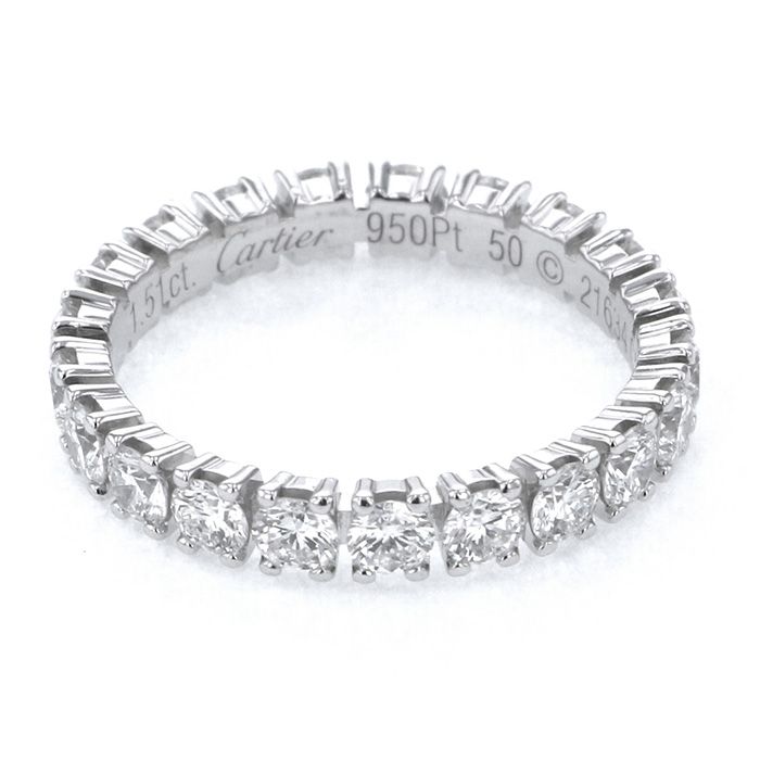 Cartier Eternity Ring PT950 Ring Platinum Diamond
