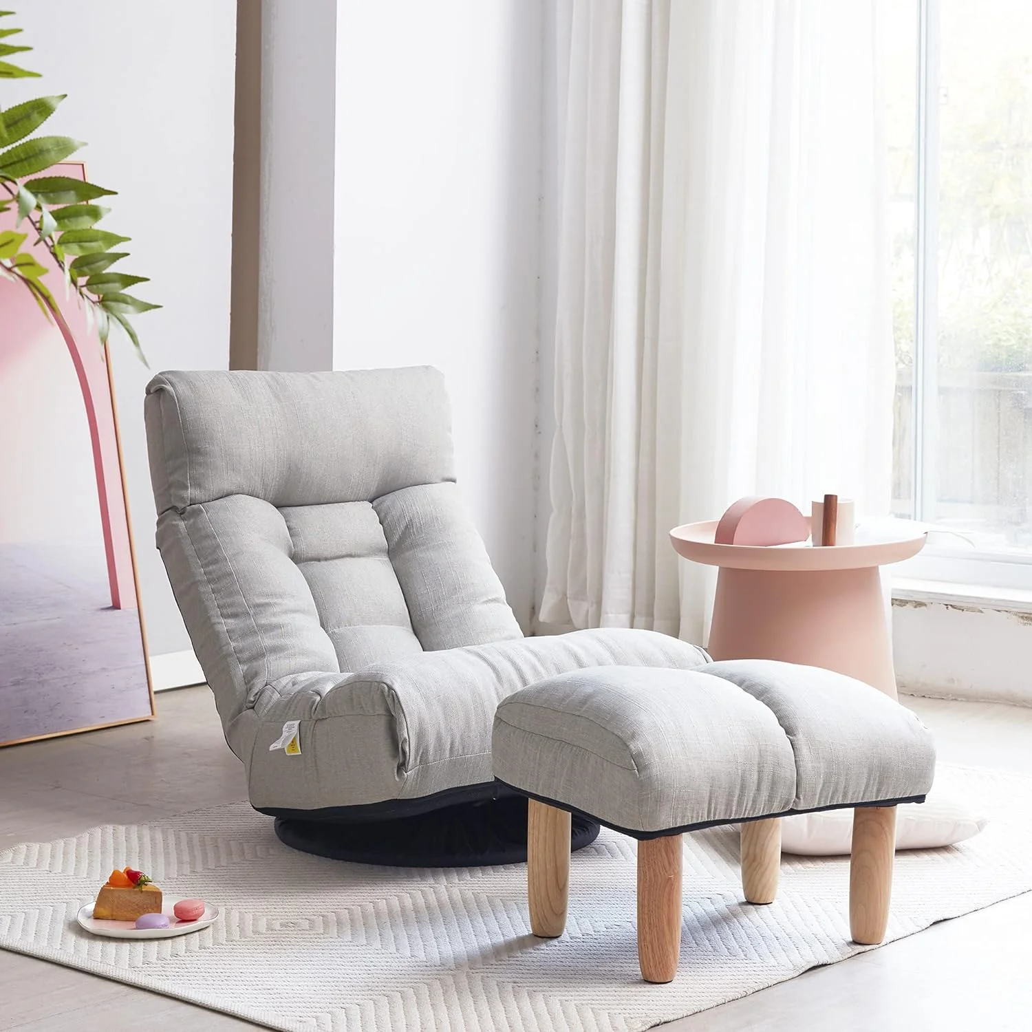 Floor Chair Floor Sofa Single Sofa Chair Reclining Chair Japanese Chairlazy Sofa Tatami Balcony Reclining Chair Leisure Sofa Adjustable Chair
