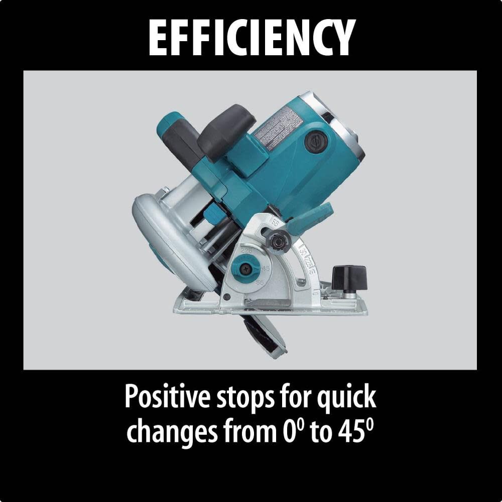 Makita 7-1/4 In. Magnesium Circular Saw with L.E.D. Lights; Electric Brake. 5007MGA