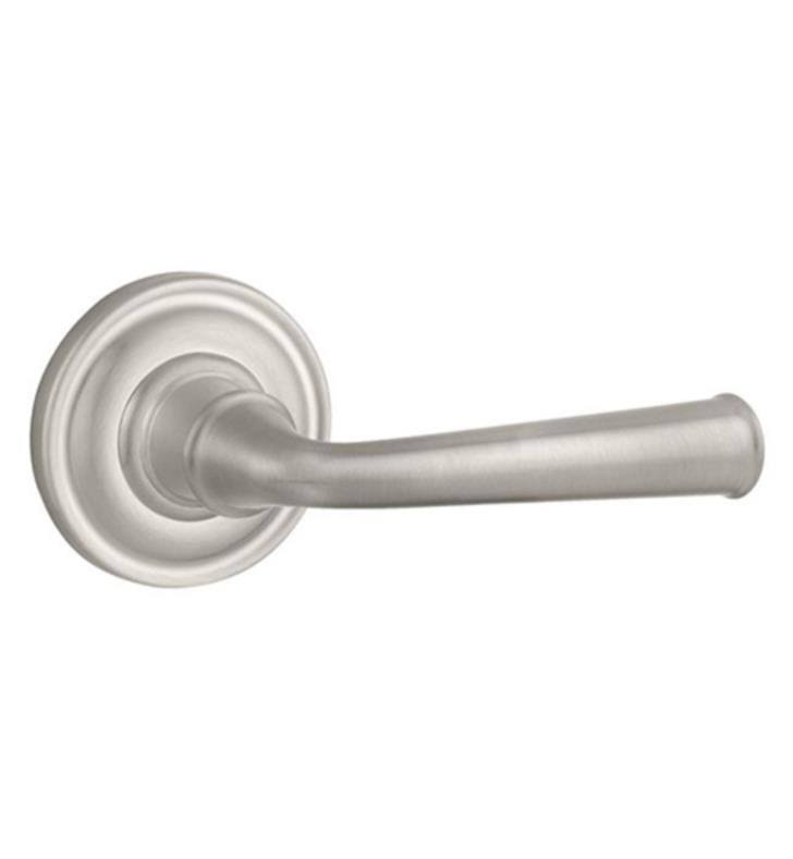 Baldwin FD.FED.TRR.049 Full Dummy Federal Lever u0026 Traditional Round Rose Matte Brass u0026 Black