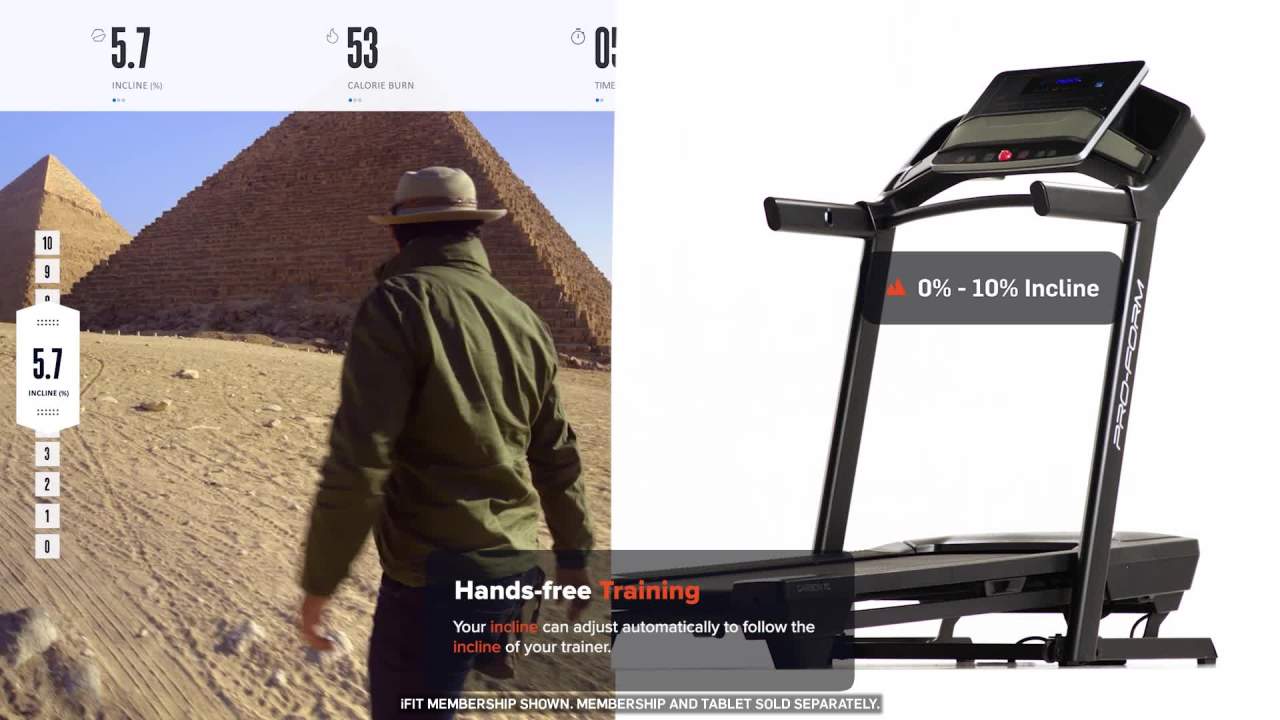 ProForm Carbon TL Folding Treadmill with 30 Day iFIT Membership Included