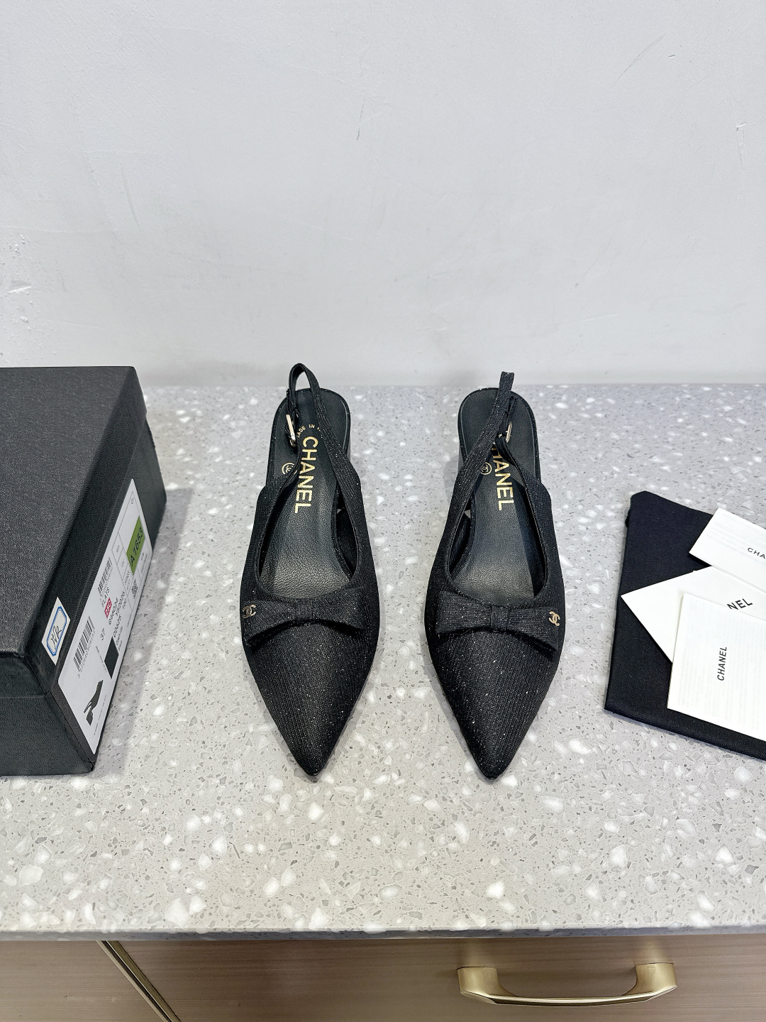 Chanel Spring and Summer New Style Chunky Heel Bowknot Sandals - cnluxepick