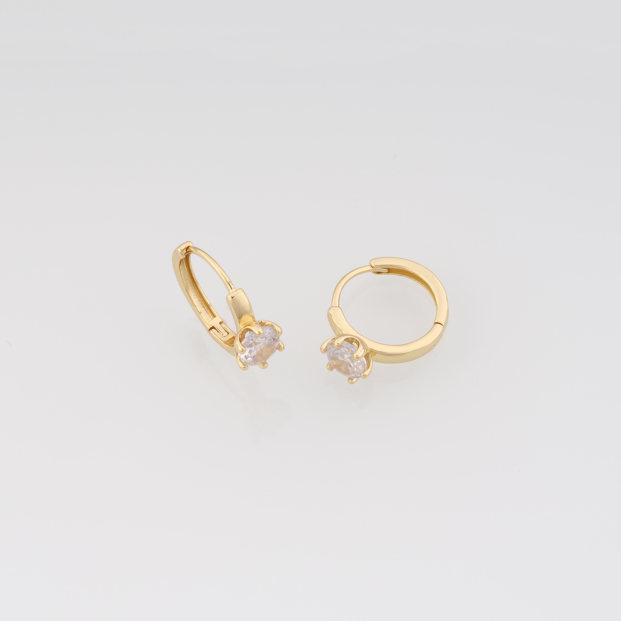 18K Gold Filled Round Hoop Earrings,Dainty Earrings,Gold Hoops,Dainty Hoops Huggie,DIY Jewelry Making Supply