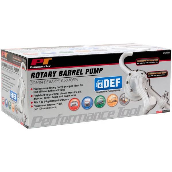 Performance Tool W54285 Def Rotary Barrel Pump