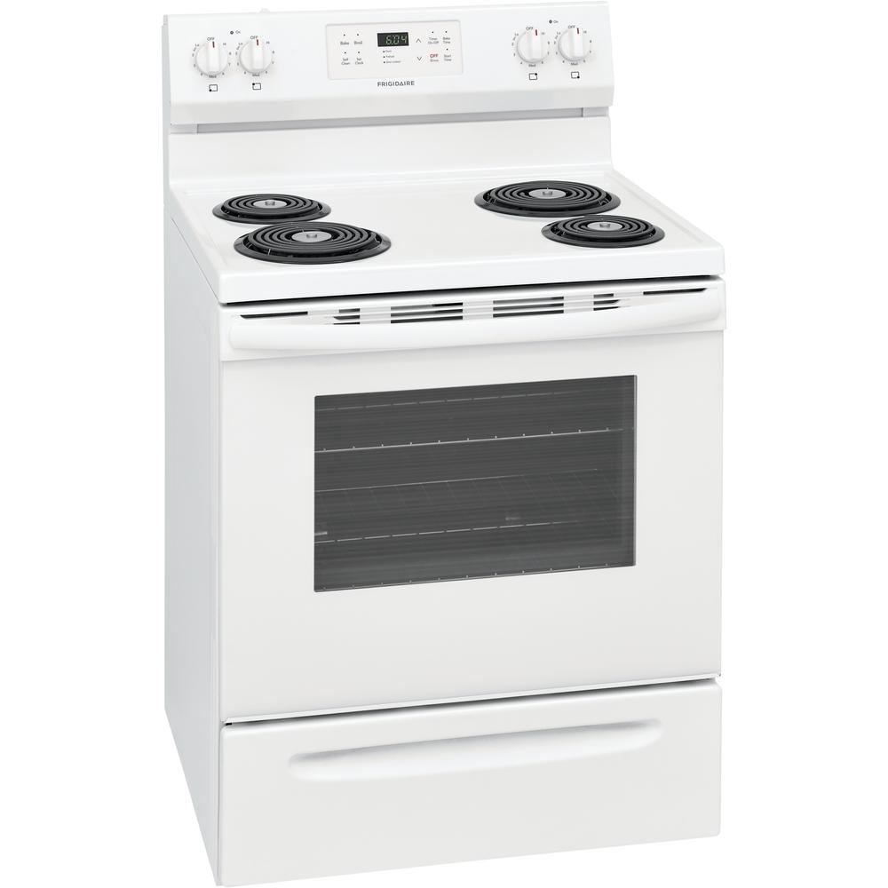 Frigidaire 30-inch Freestanding Electric Range with Ready-Select® Controls FFEF3016VW