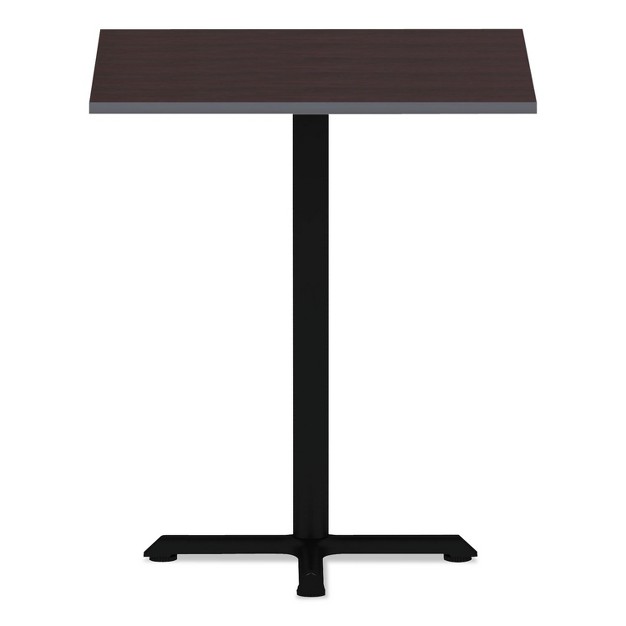 Alera Hospitality Series Single column Bases 30 3 8 quot h 300lb Cap Steel Black Tbh423b